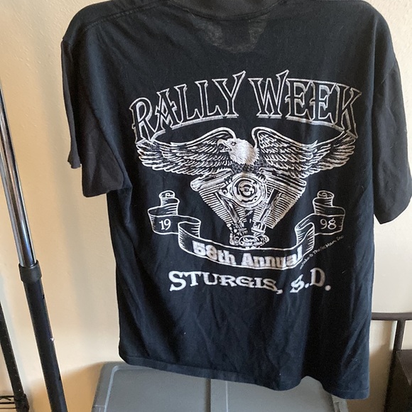 Vintage Harley Davidson Sturgis Bike Week T-shirt (est. 1998) - Picture 2 of 3